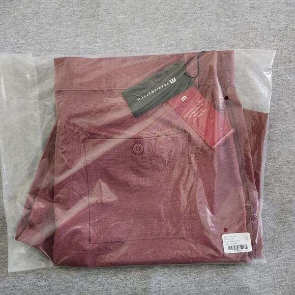 Travis Mathew Travel Year Shorts Men 34 RoanRouge Golf Stretch Performance NWT - Picture 10 of 16